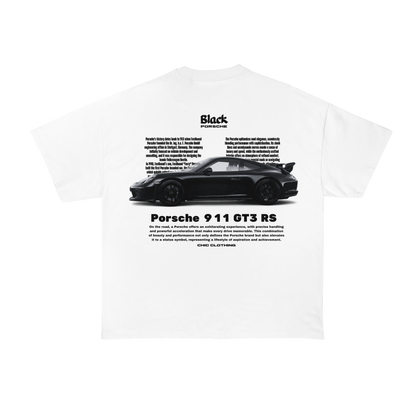 Black Porsche Oversized T-Shirt