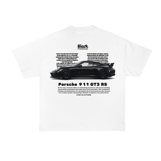 Black Porsche Oversized T-Shirt