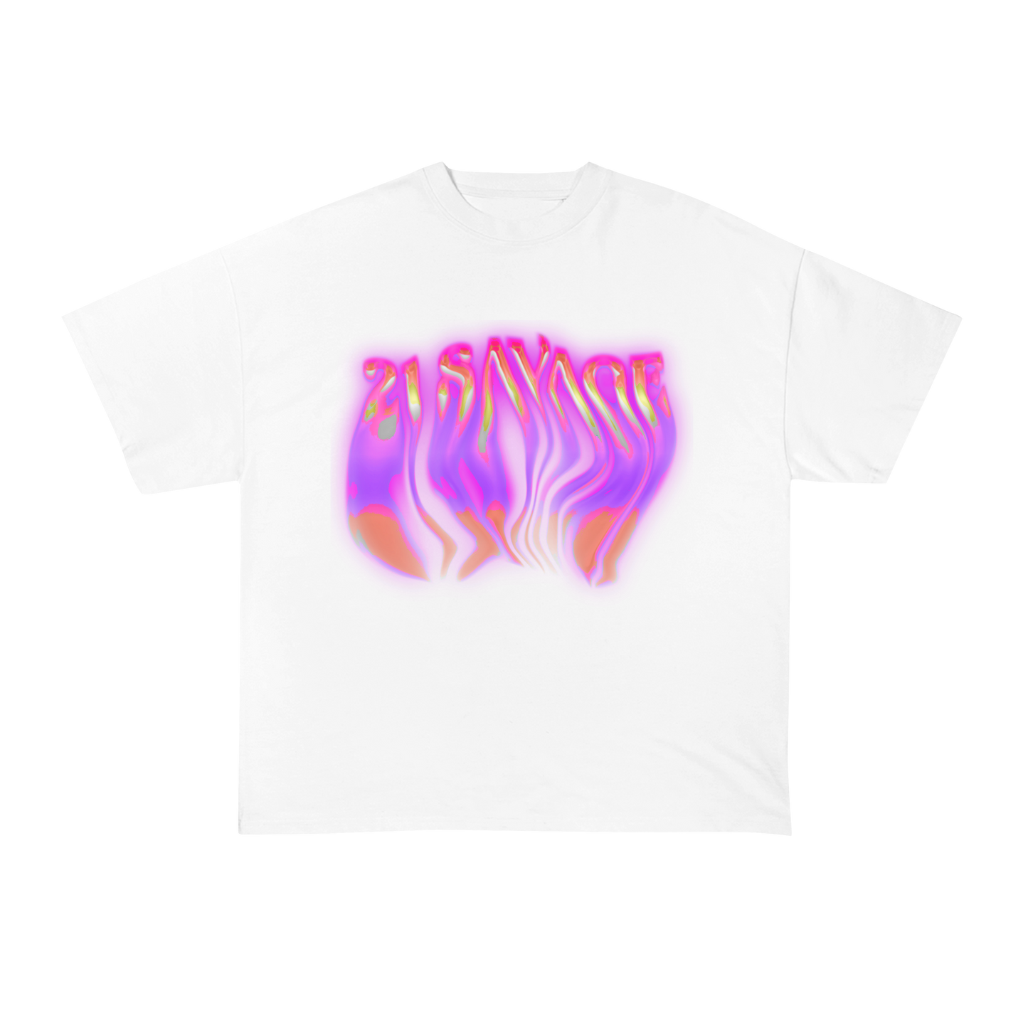 21 Savage Printed Oversized T-Shirt