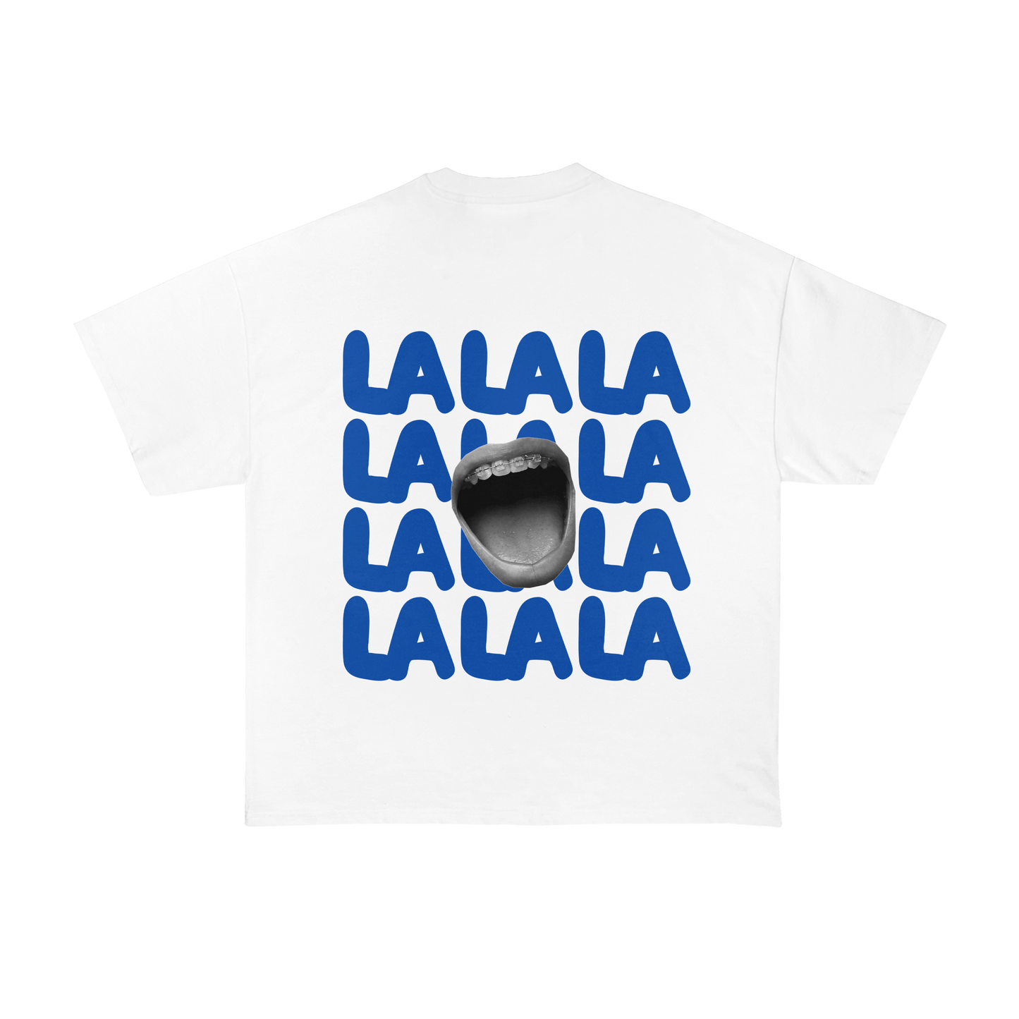 La La La Printed Oversized T-Shirt
