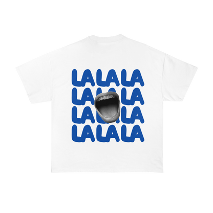 La La La Printed Oversized T-Shirt